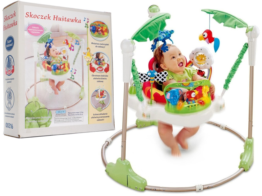 SKOCZEK HUŚTAWKA LAS TROPIKALNY Rainforest 3w1