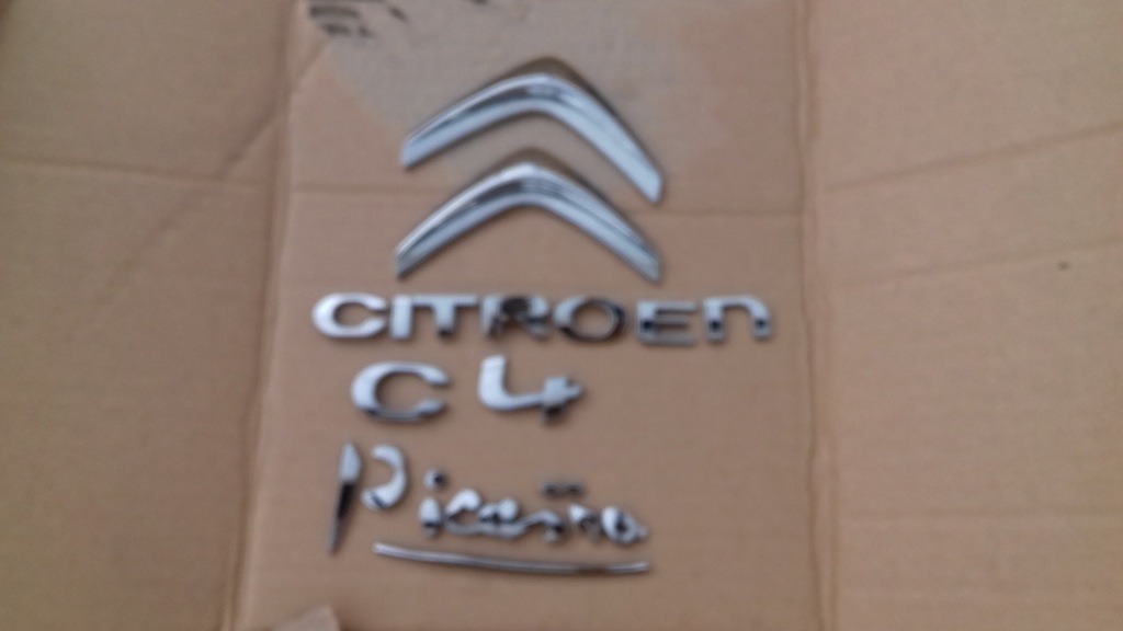 Emblemat Litery Citroen C4 Picasso Oryginal - 7376328308 - Oficjalne Archiwum Allegro
