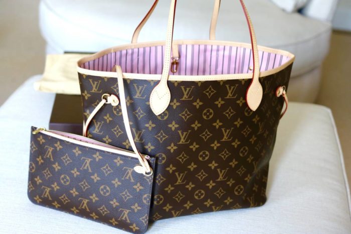 Torebka Louis Vuitton Neverfull Rose Ballerine - 7093789301