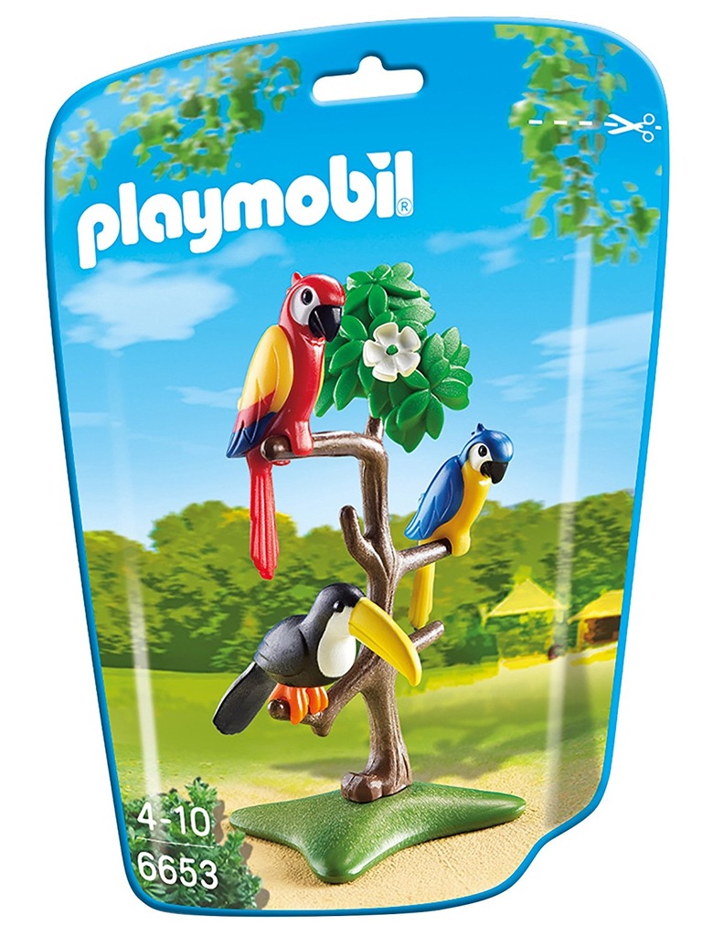PLAYMOBIL 6653 Papugi i tukan +1figurka GRATIS
