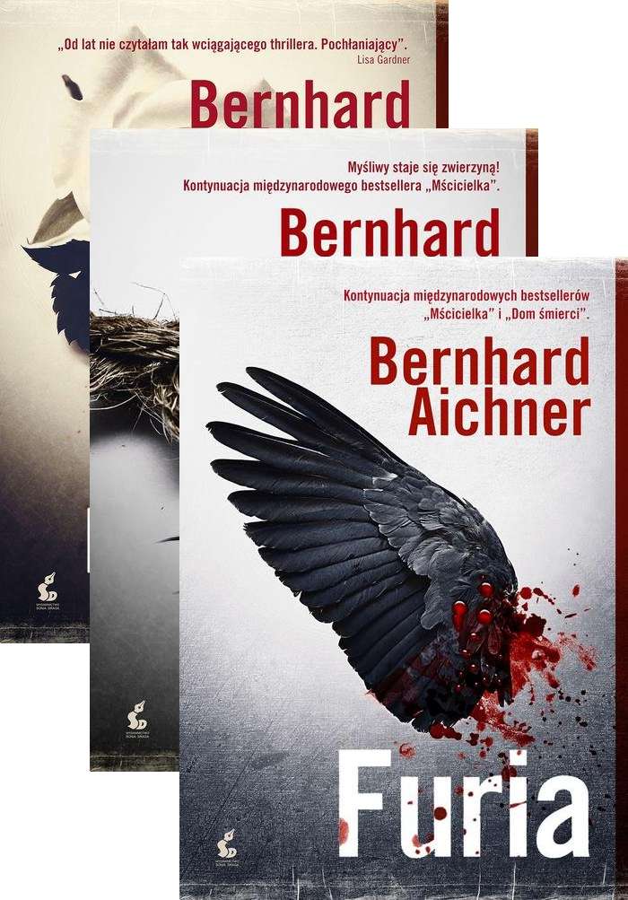 3x Aichner BLUM - MŚCICIELKA + DOM ŚMIERCI + FURIA