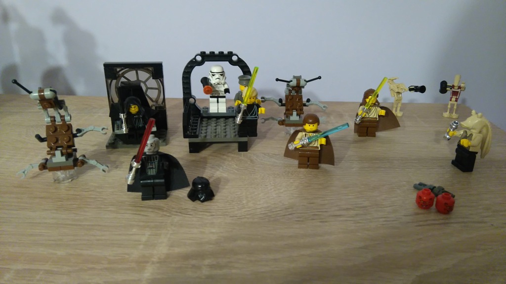 Lego Star Wars 7200,7201,7204,7203 niekompletne 7206708834