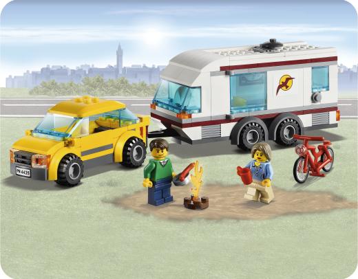 Lego Samochód Z Przyczepą Kempingową