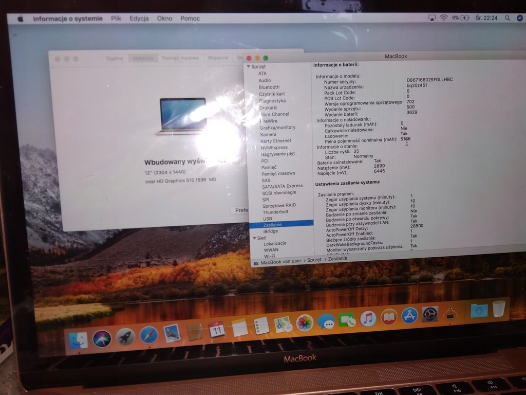 Macbook 12 early 2016 procesor m3 rosegold