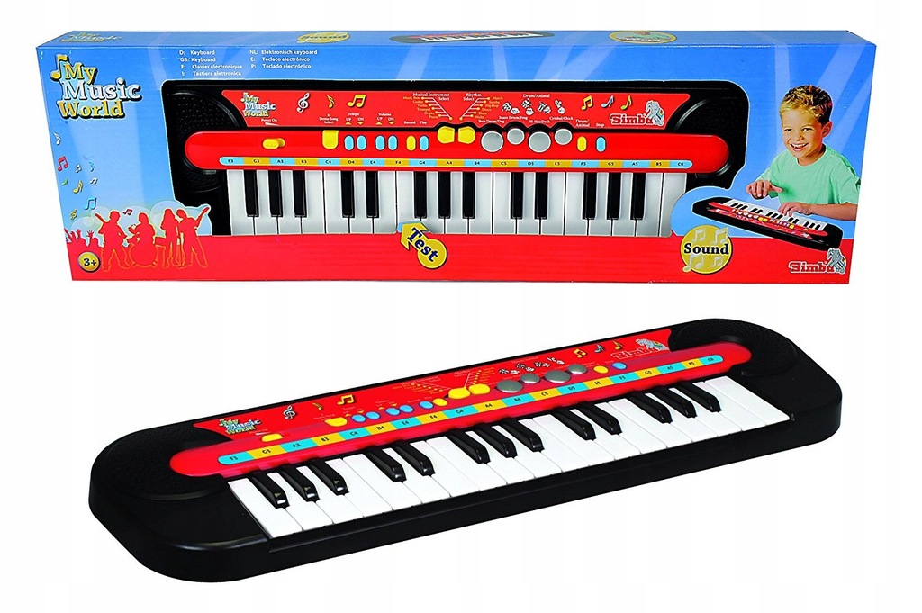 KEYBOARD PIANINKO DLA DZIECI ORGANKI ORGANY SIMBA