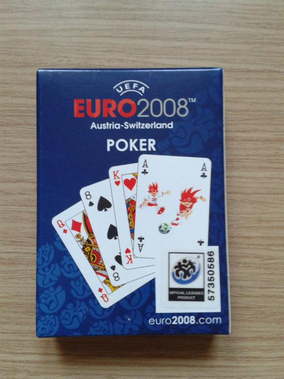 Karty do gry EURO 2008 POKER firmy CARTAMUNDI