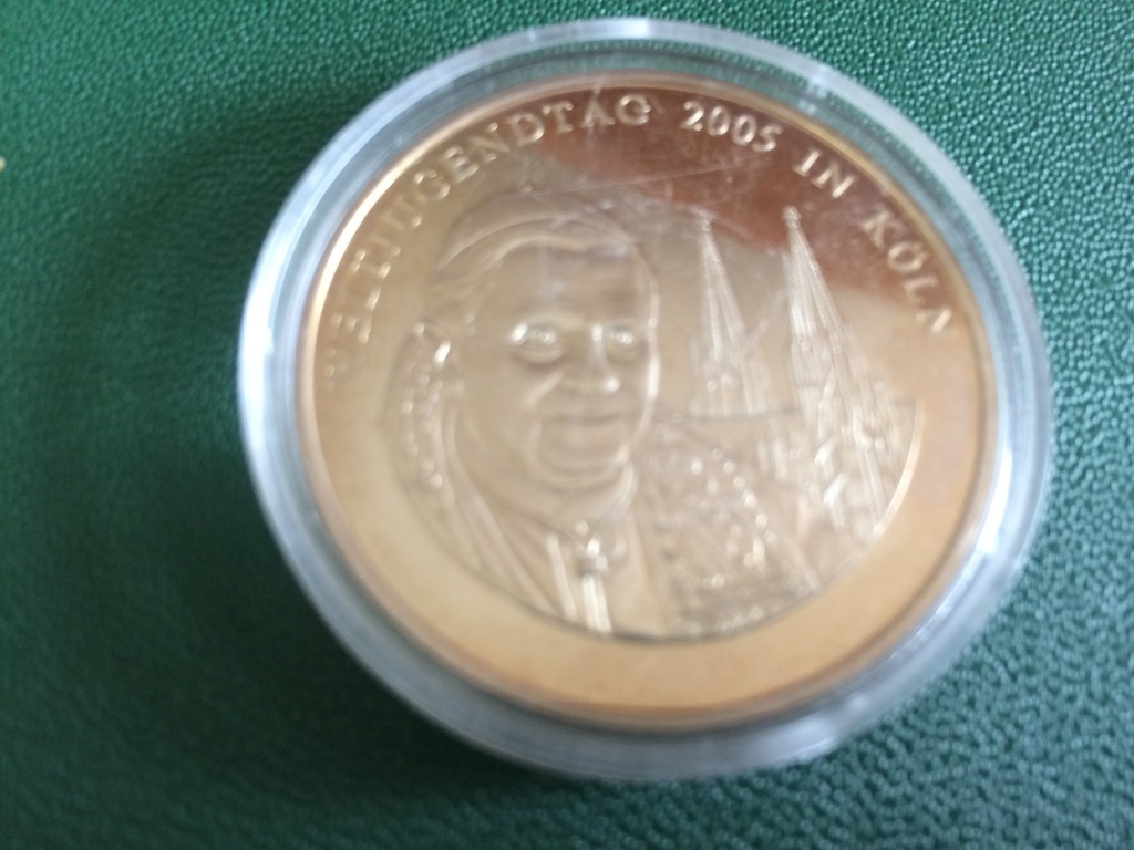 Medal Moneta Kolekcjonerska Papież Benedykt