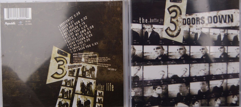 3 Doors Down The Better Life Cd 7122437549 Oficjalne
