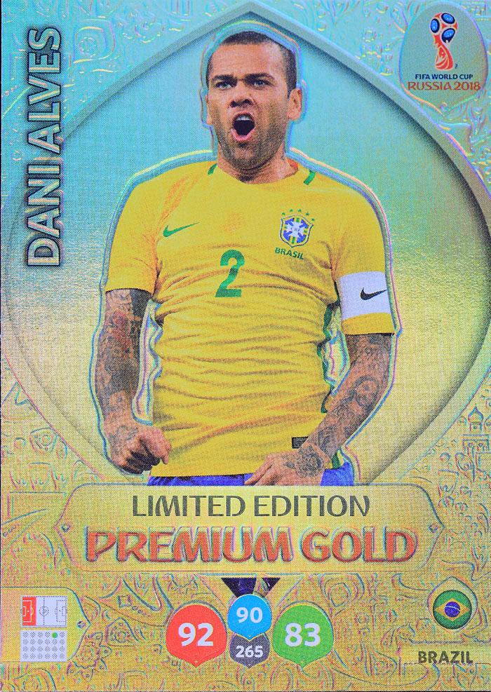 ALVES Gold premium LIMITED WORLD CUP 2018 złota