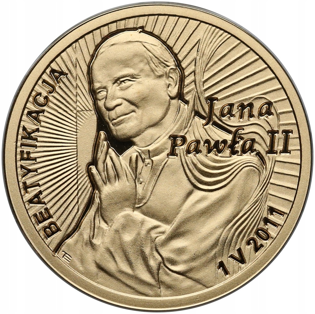 8686. 100 złotych 2011 Beatyfikacja Jana Pawła II