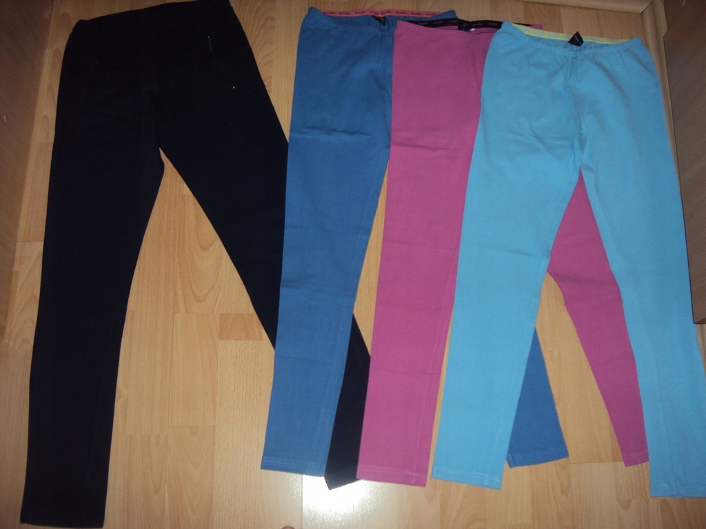 TYLKO ENDO tregginsy legginsy getry 4 szt r.146