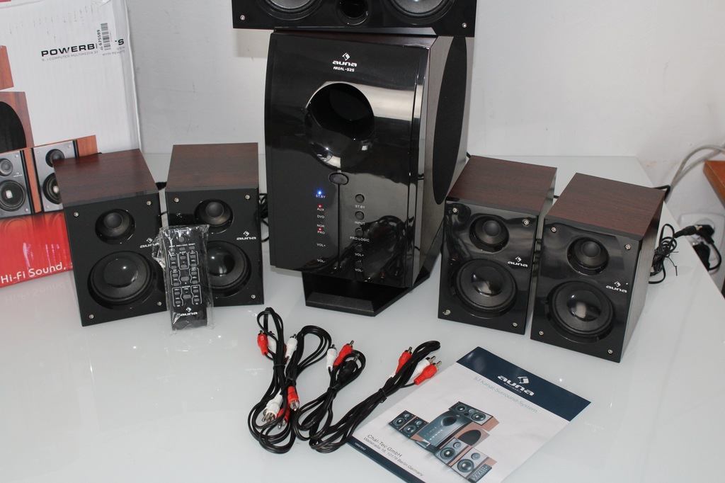 Auna Areal 525 WD 5.1 AUX aktywny system głośników
