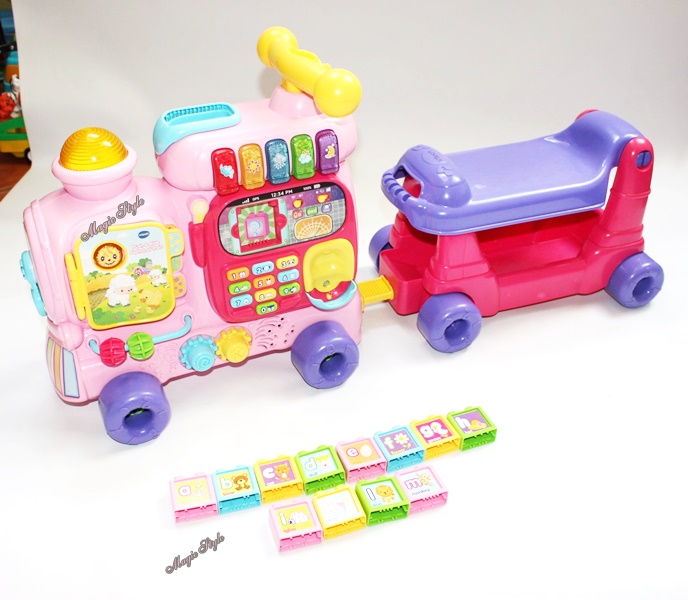 VTech Pociąg Ciuchcia Podróżnika 4w1 Pchacz Litery