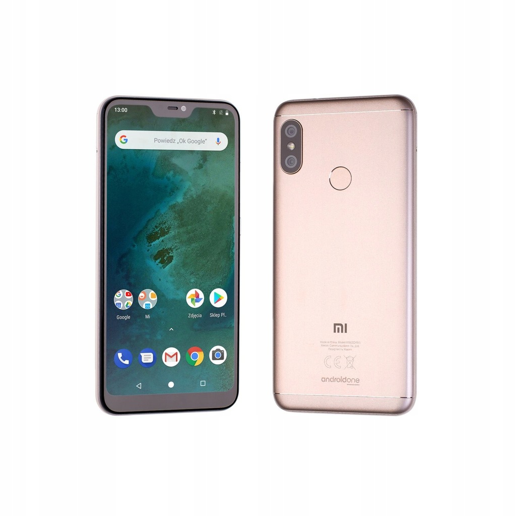 Xiaomi Mi A2 lite Gold Złoty 32GB Etui Global