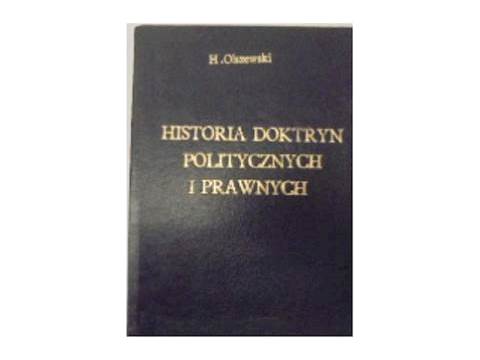 Historia doktryn politycznych i pra... - Olszewski