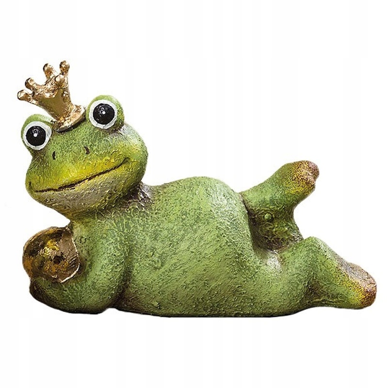 Żaba z koroną na szczęście figurka promocja Hit