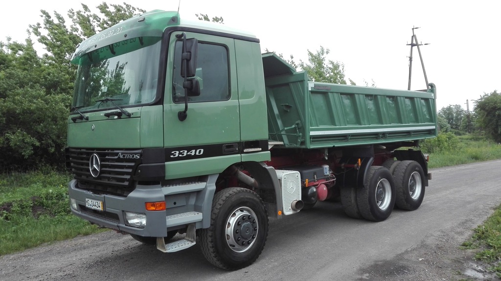 Mercedes Actros 3340 6x6 wywrotka s-3  z Niemiec