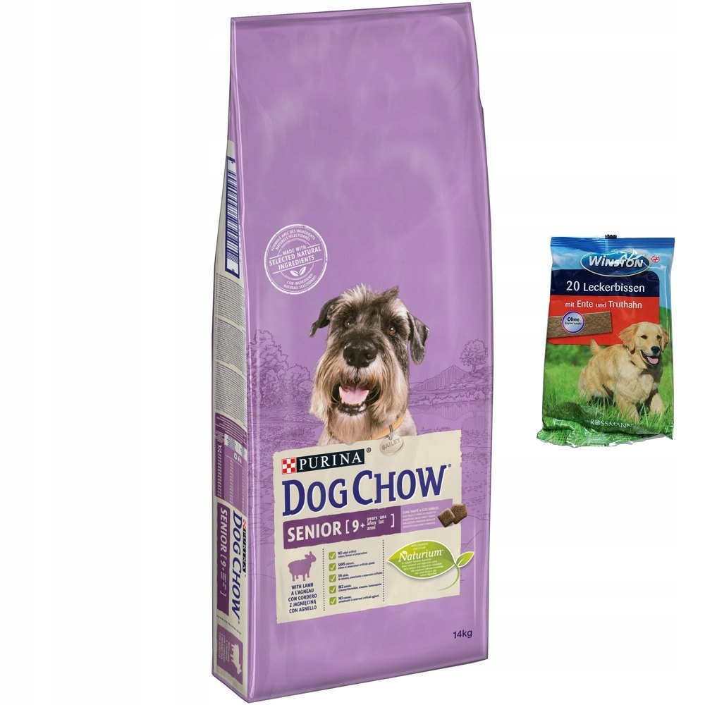 PURINA DOG CHOW Senior Lamb 14kg + GRATIS 7380566030 oficjalne