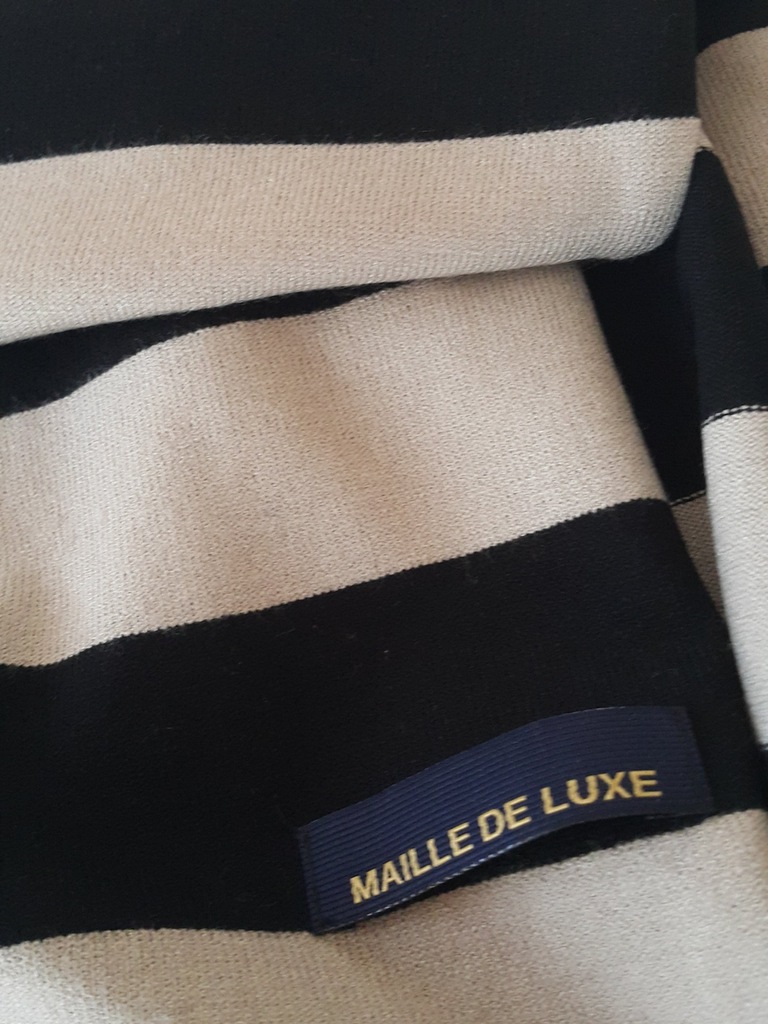 Sweter Maille de Luxe Devernois 44 46di Rinal