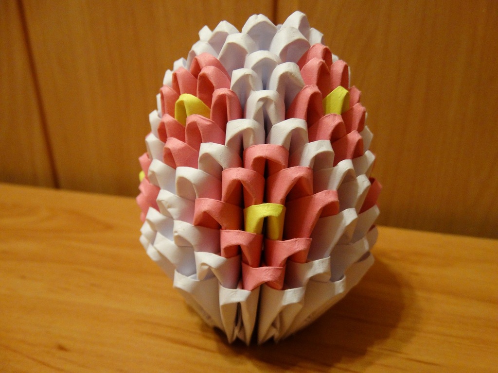 JAJKO origami modułowe 3D prezent WIELKANOC