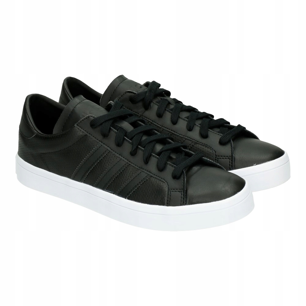 Adidas court vantage czarne sale