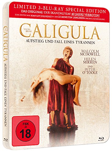 Kaligula 1979 Malcolm McDowell Steelbook 3Blu-Ray