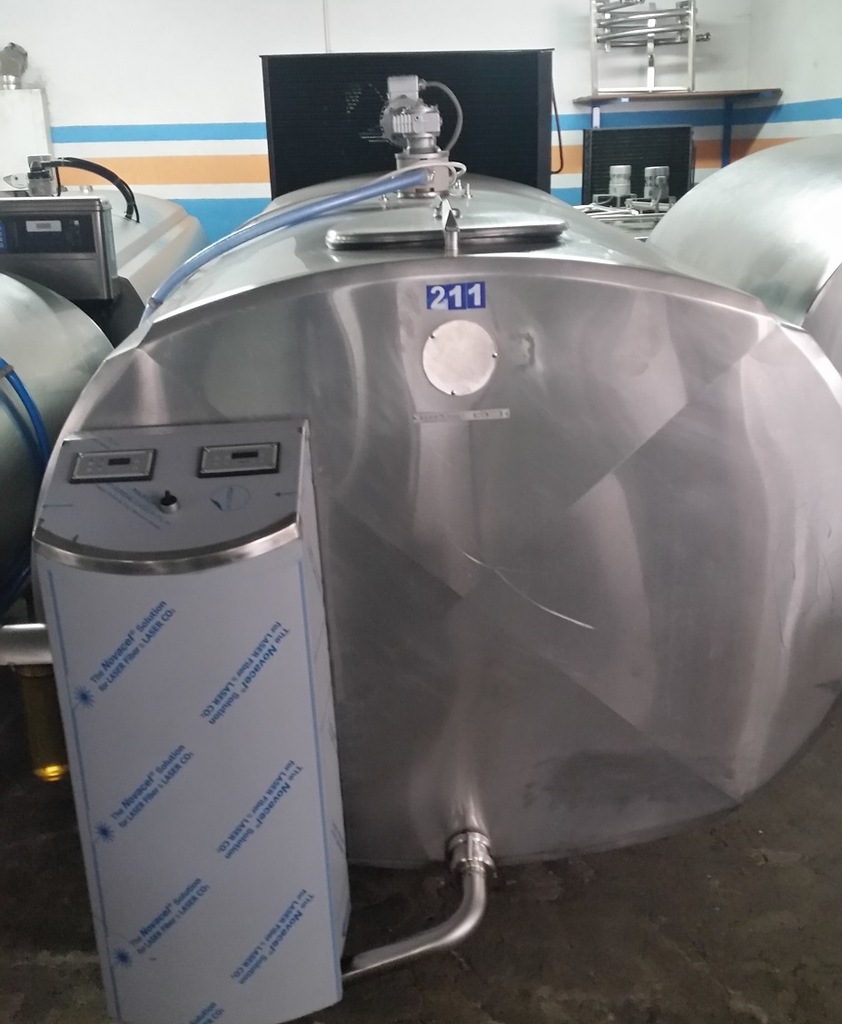 Zbiornik do mleka Schładzalnik , Alfa Laval 3000L