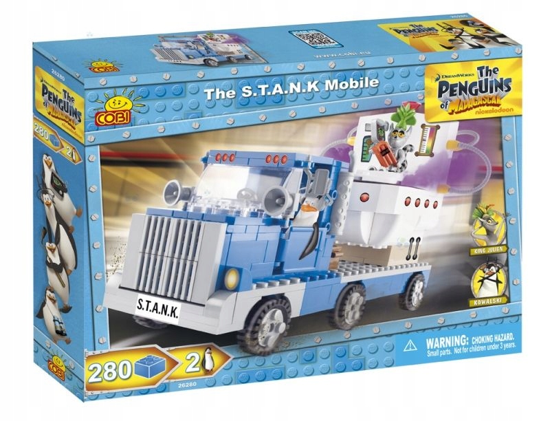 PINGWINY Z MADAGASKARU STANK AUTO KOWALSKI JULIAN