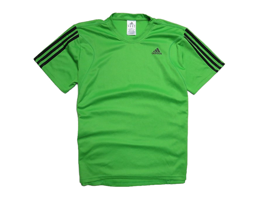 ADIDAS koszulka męska zielona neon climalite L