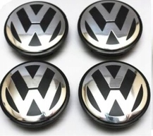 4x DEKIEL DEKIELEK EMBLEMAT VW ŚREDNIC 70MM