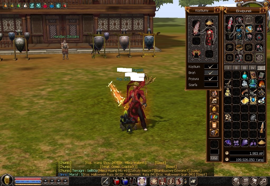 Pangeayt2.pl Wojownik Body 253 z Eq Exp,Pvp,IS