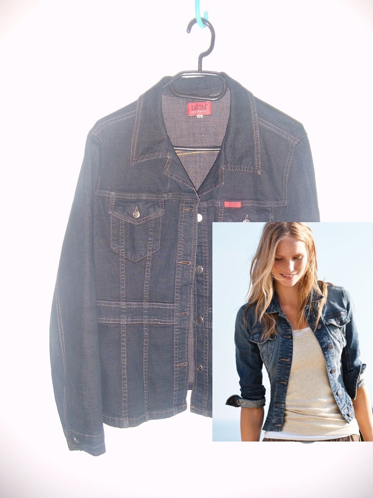 denim ZAGORA ciemny elastyczny katana j nowa 42