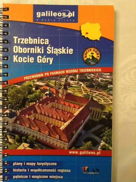 mapa TRZEBNICA OBORNIKI ŚL KOCIE GÓRY przewodnik