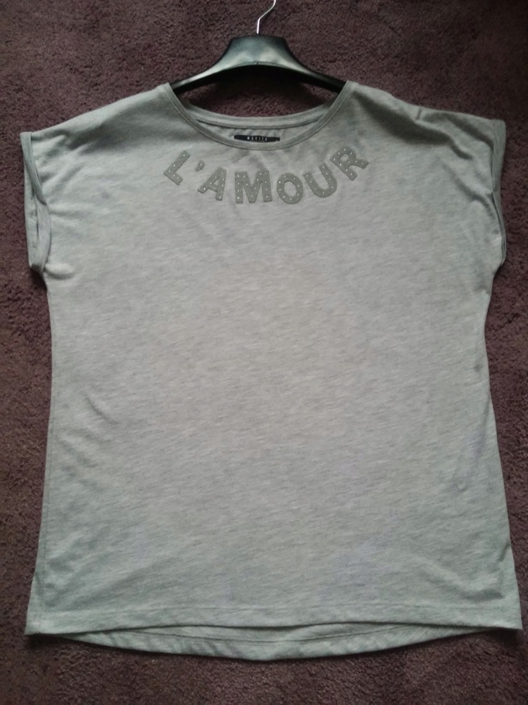 MOHITO T-shirt L'amour XL 42 GRATIS spodnie 42