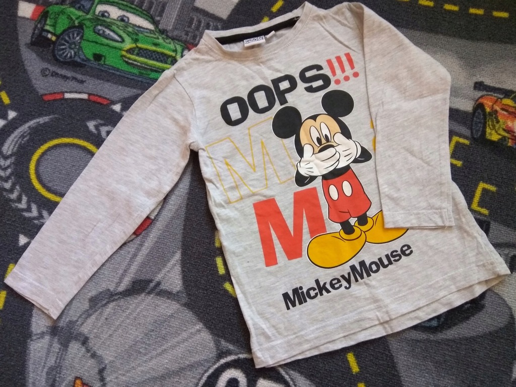 Pepco bluzka myszka Mickey na długi rękaw 98