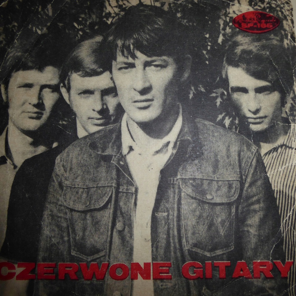Czerwone Gitary biały krzyż / deszcz /V.G