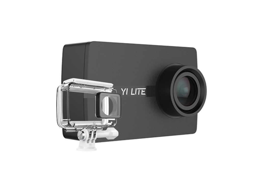 YI Lite kamera sportowa + obudowa ULTRA HD 4K