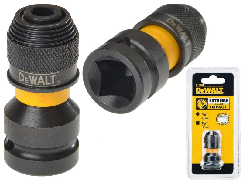 DEWALT DT7508 ADAPTER 1/2-1/4 DO KLUCZY UDAROWYCH - 5789011978 ...