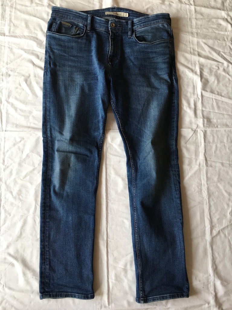 CALVIN KLEIN -  Super jeansy 34/32