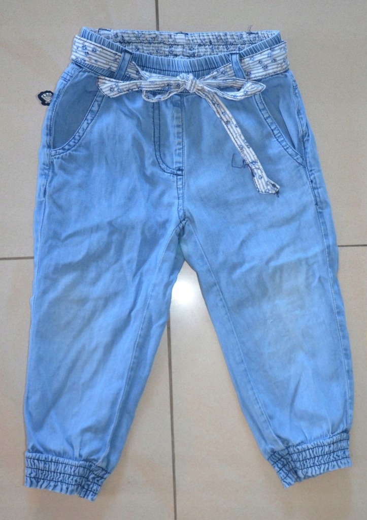 Spodnie a'la jeans bawełniane COCCODRILLO roz 86