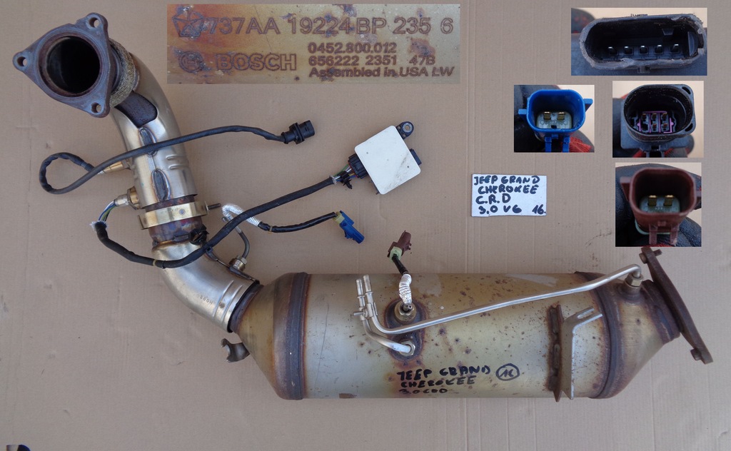 JEEP GRAND CHEROKEE WK2 016 3.0CRD katalizator dpf 7295191470