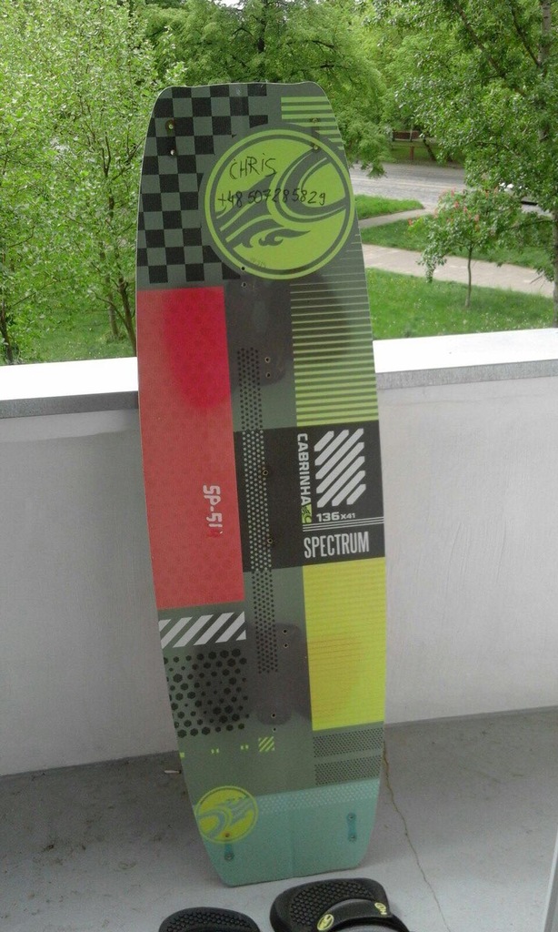 DESKA KITEBOARD CABRINHA SPECTRUM 2017, 136*41.