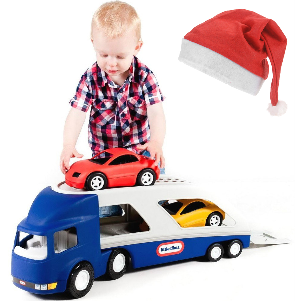 LITTLE TIKES Ciężarówka LAWETA Samochód + 2 AUTA