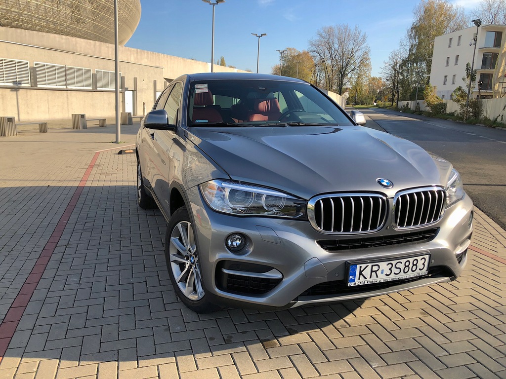 BMW X6 5.0i V8, 1szy Wł. Salon Polska, fra 23