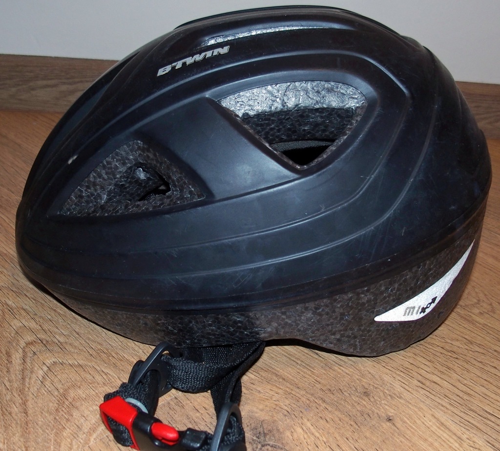 Kask rowerowy BTwin Gavroche 3, roz. 56-61 cm bdb