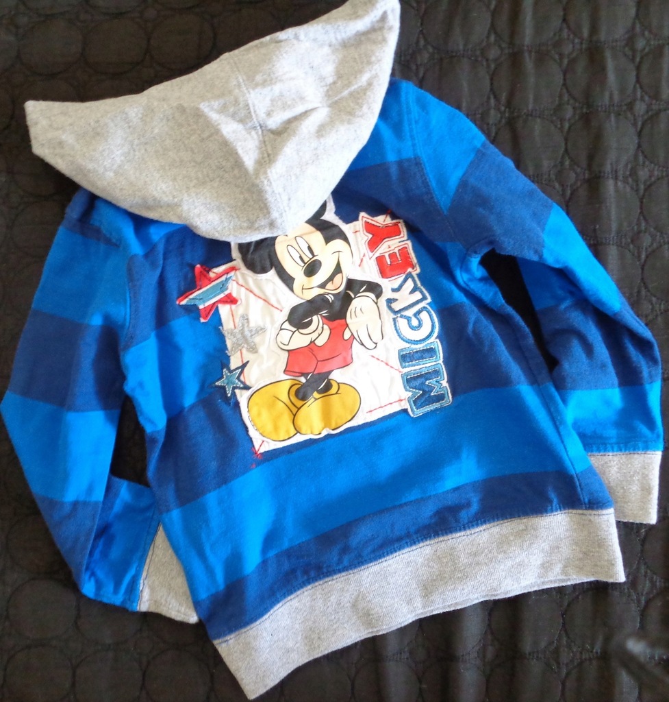 Disney MYSZKA MICKEY bluza z kapturem 98