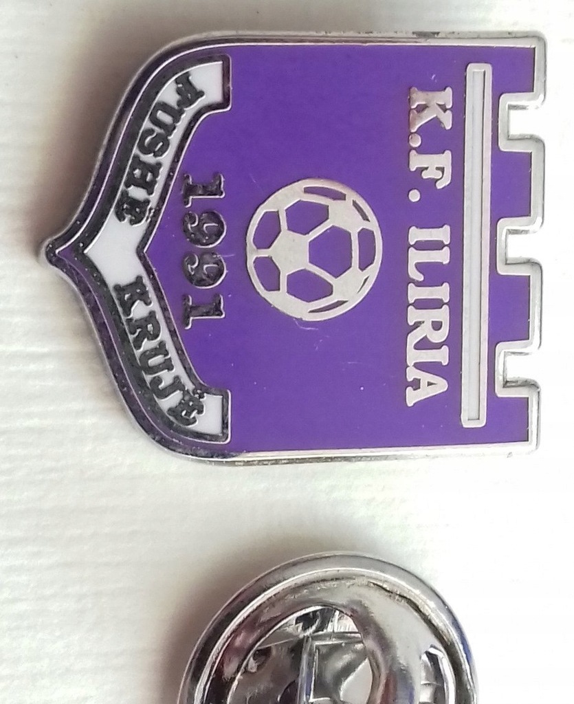 Odznaka KF ILIRIA Fushe-Kruje (ALBANIA) pin