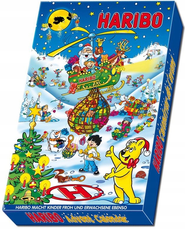 HARIBO KALENDARZ ADWENTOWY XL 24 ŻELKI Z NIEMIEC 7615123716