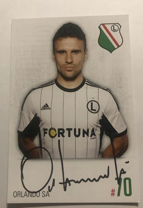 Orlando Sa Legia Warszawa autograf