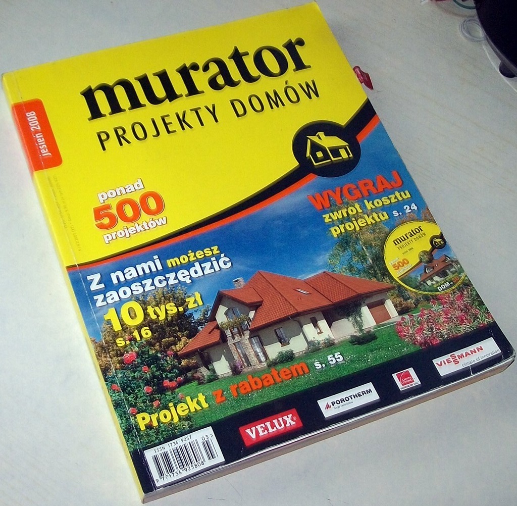 MURATOR PROJEKTY DOMÓW PONAD 500 PROJEKTÓW 2008